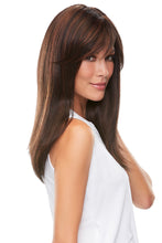 Load image into Gallery viewer, FS4/33/30A MIDNIGHT COCOA | Dark Brown, Medium Red, Medium Natural Red Blonde/Brown Blend with Medium Natural Red Blonde/Brown Blend Bold Highlights, Jon Renau, synthetic wigs