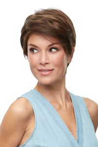 Rose by Jon Renau, smart lace, monofilament top, Synthetic hair, 6F27, wig for alopecia, cancer, hair loss