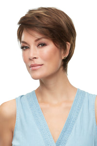 Rose by Jon Renau, smart lace, monofilament top, Synthetic hair, color 6f27, wig for alopecia, cancer, hair loss