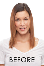 Load image into Gallery viewer, easiPart XL French 18&quot;HH Remy Human Hair ( French Top)